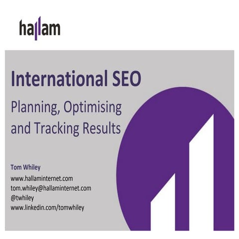 International SEO: Planning, Optimising and Tracking Results