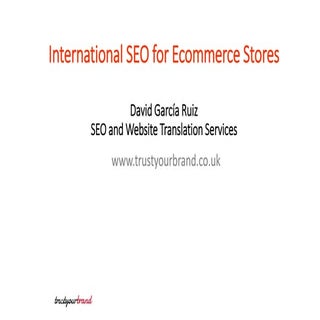 International SEO for eCommerce - D...
