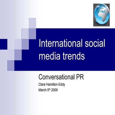 International Social Media Trends