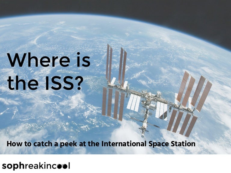 Where Is The Iss Now – The International Space Station in real time – XEER