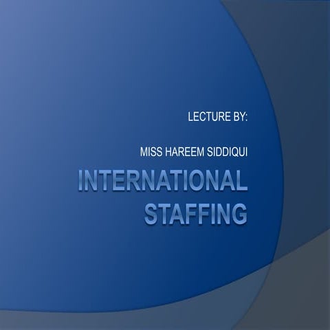 International Staffing
