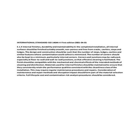 International Standard ISO 14644-4-E1.4 | DOCX