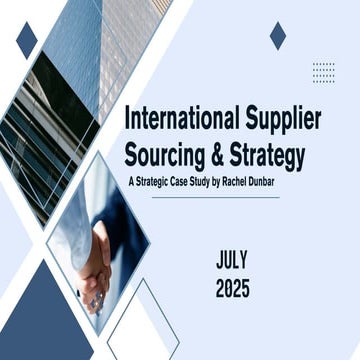 Supplier Spend Trend Analysis and Capacity Forecasting Case Study | PDF
