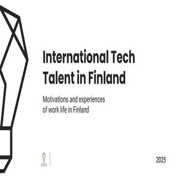 International Tech Talent in Finland 2025