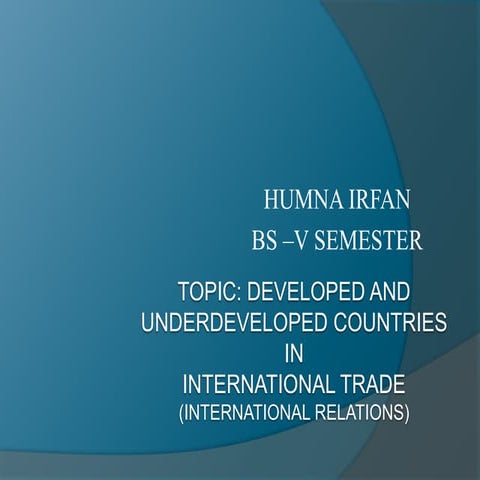 International trade