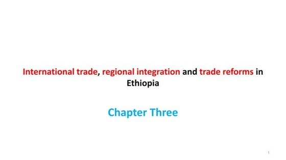 Lecture 1: Introduction to International Trade | PPT