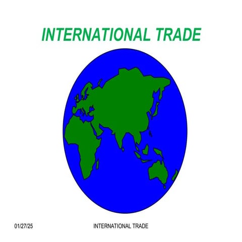 International_Trade in business envrmnt.