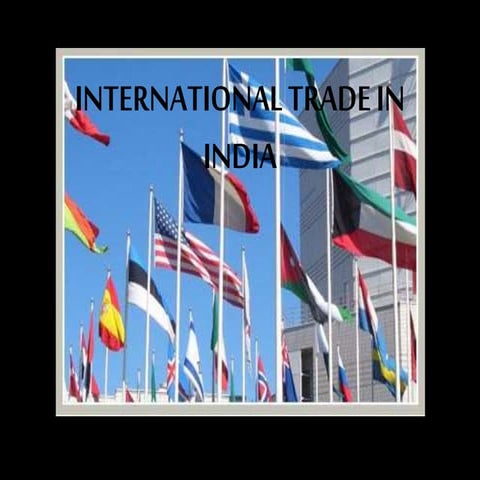 International trade in india ppt
