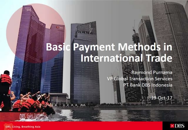 Raymond Purnama - Basic International Trade Payment Methods