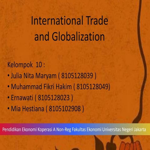 perdagangan internasional