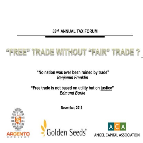 "Free" Trade without "Fair" Trade? -- how should the U.S. react to address ou...