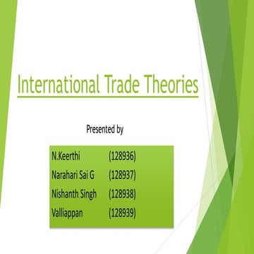 International trade theories