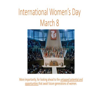 International women’s day