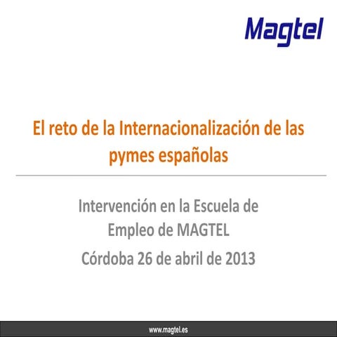 Interncionalizacion pymes
