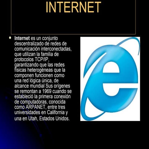 presentacion de internet