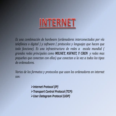 Internet y sus conceptos