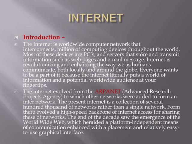 Internet