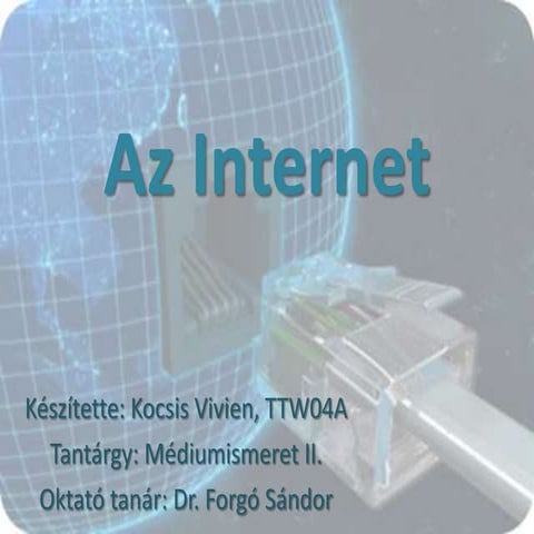 Az internet | PPTX
