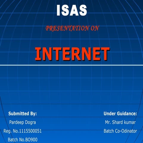 presentation on Internet