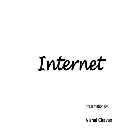 Introduction to Internet