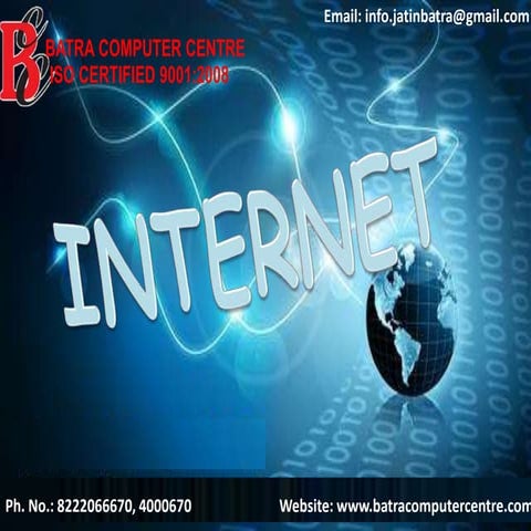 Internet Training Institute in Ambala ! Batra Computer Centre