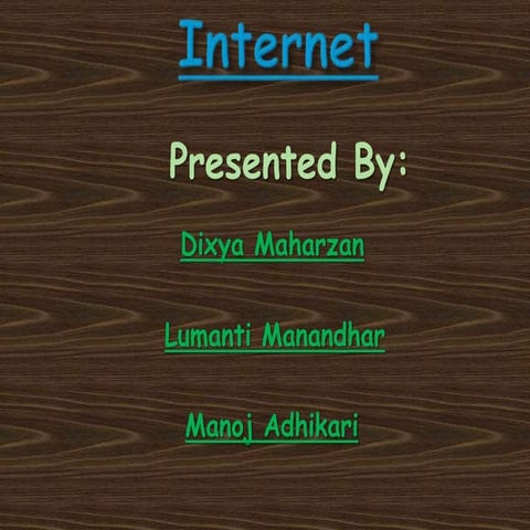 Internet | PPT