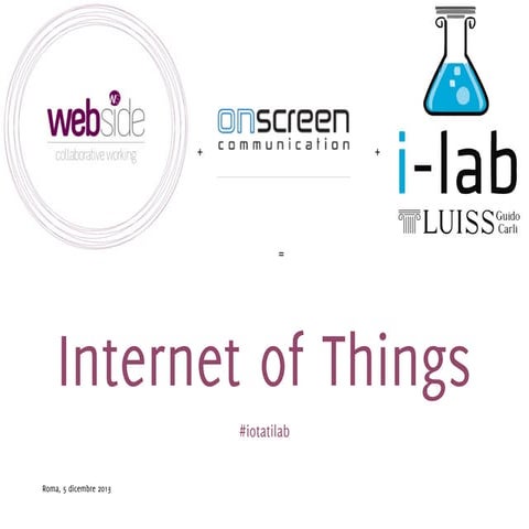 Internet of Things - Versione I-Lab