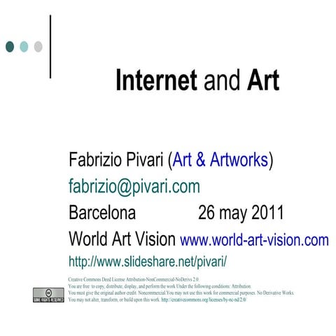 Internet and art