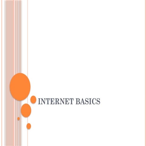 Introduction to Internet | PPTX
