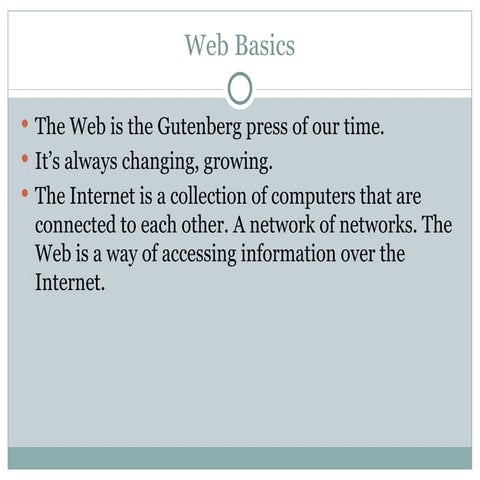 WWW (World Wide Web) | PPTX