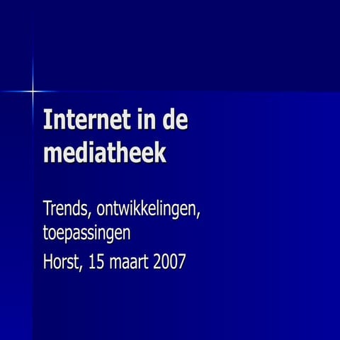 internet in de mediatheek