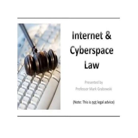 Internet law