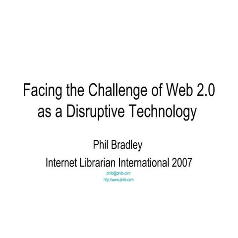 Internet Librarian International 2007