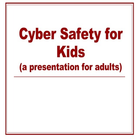 Internet Safety for Parents