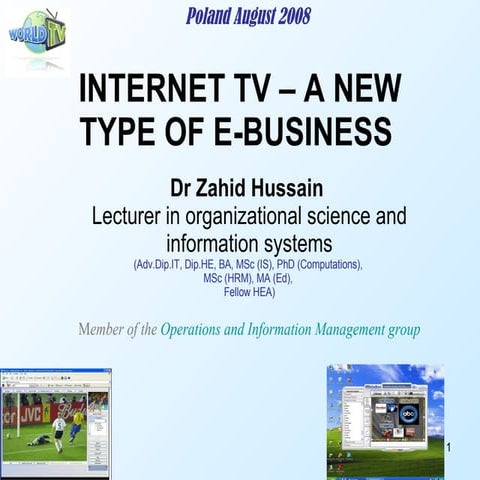 Zahid Hussain - Internet Tv Aug 2008 Poland