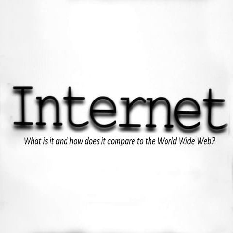 Internet vs. WWW