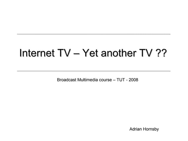 Internet TV