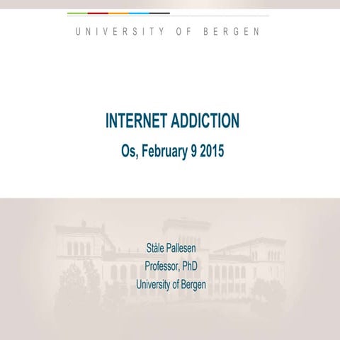 Internet addiction 9. febr 2015