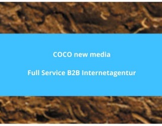 B2B Internetagentur Muenchen COCO new media