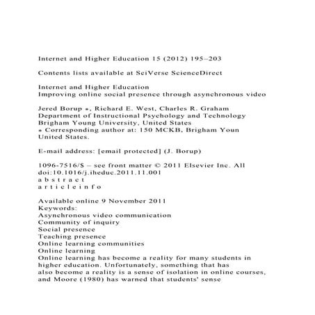 Internet and Higher Education 15 (2012) 195–203Contents li.docx
