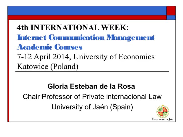 Internet and international electronic contracts(1)