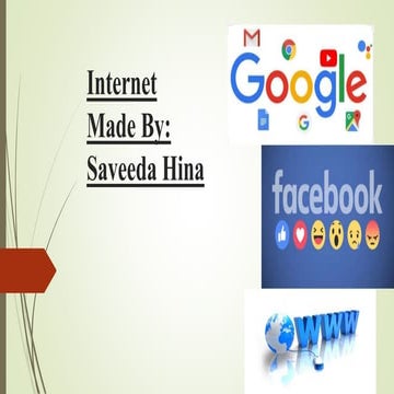 Internet and its generation