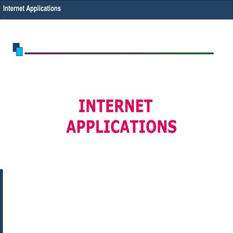 Internet applicati