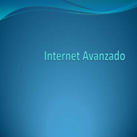 Internet Avanzado