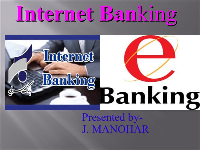 Internet banking PPT PRESENTATION   