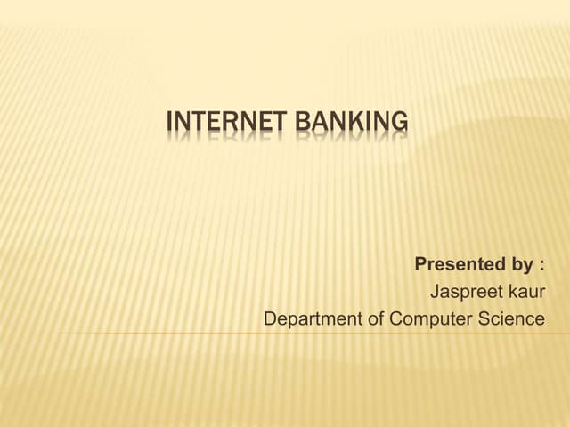Internet banking