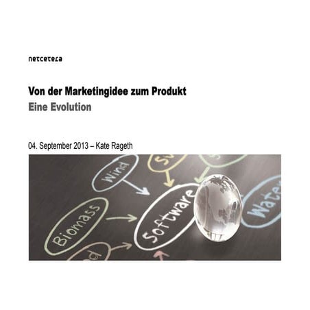 Von der Marketingidee zum Produkt