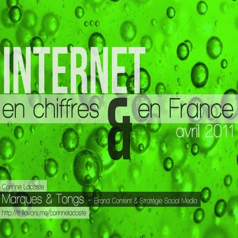 Marques & Tongs : Internet en Chiffres & en France - V3 - avril 2011
