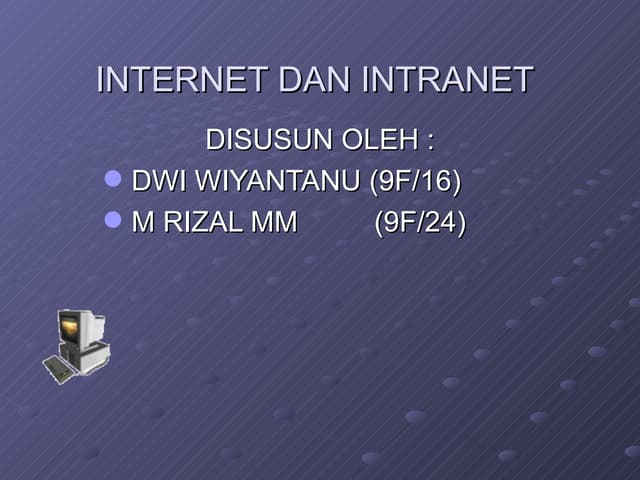 Internet dan intranet