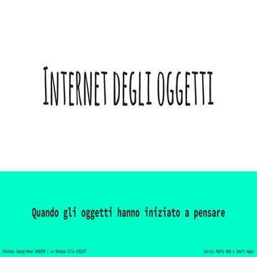 Internet degli oggetti